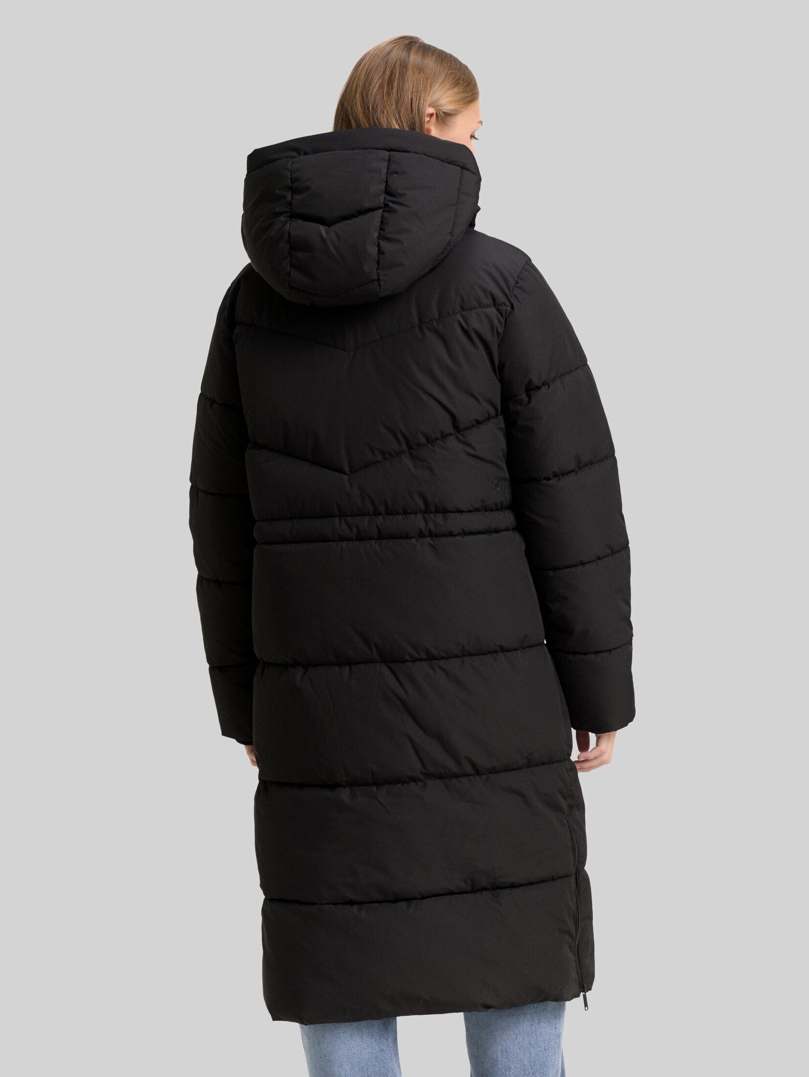 TOM TAILOR Denim Steppmantel Jacken Puffer-Mantel mit Kapuze