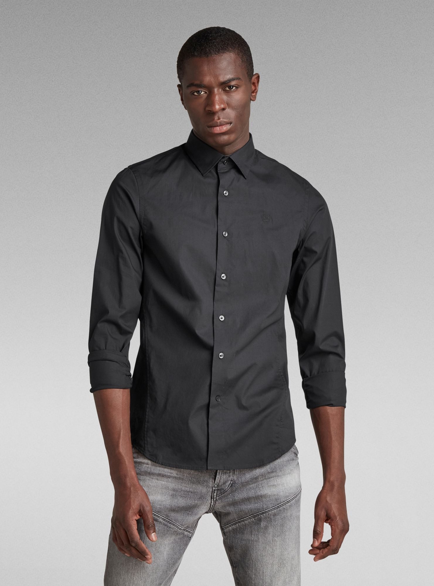 G-STAR Langarmshirt Dressed Super Slim Hemd günstig online kaufen