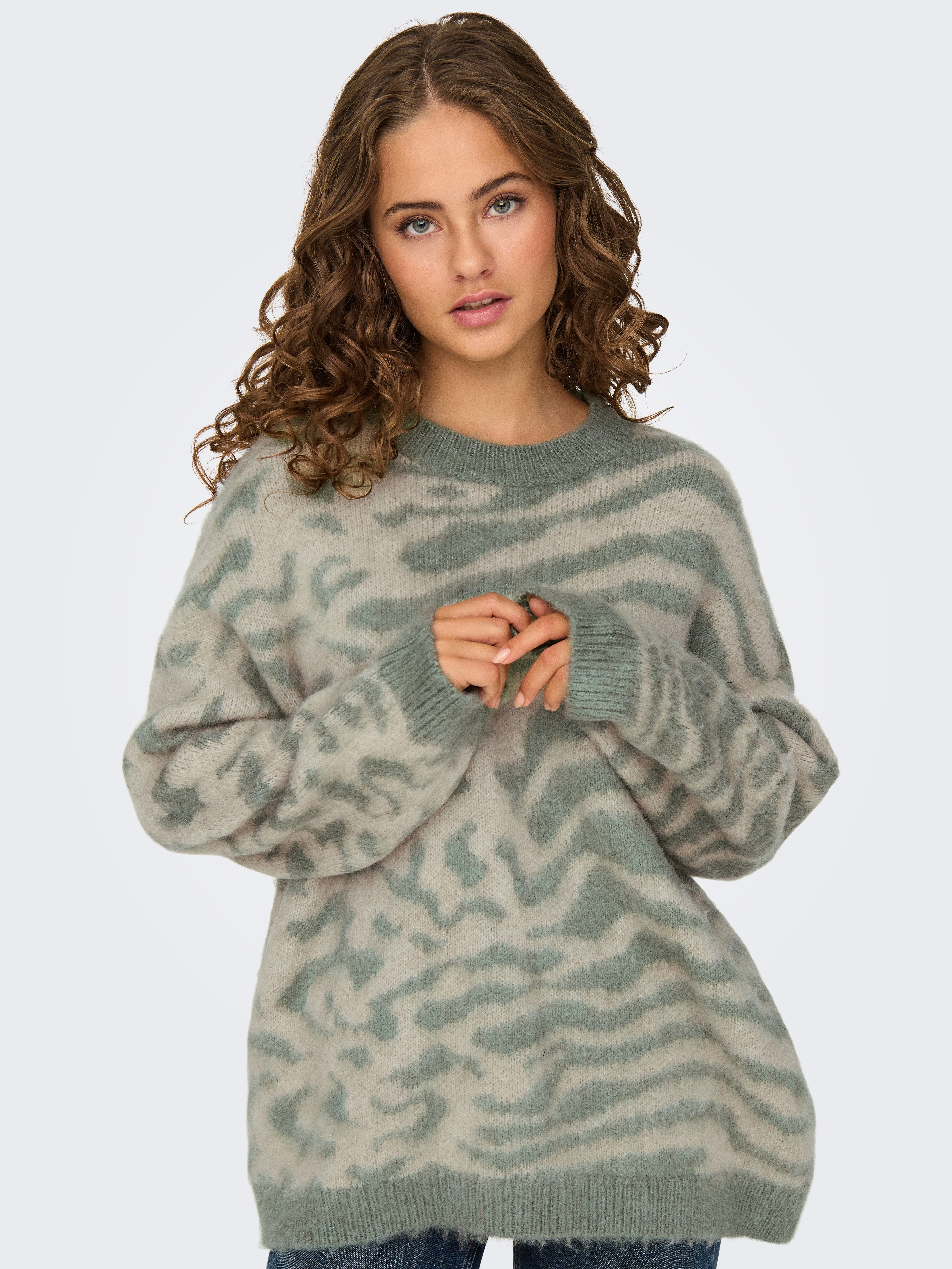 ONLY Rundhalspullover ONLWILD LS JQ LONG günstig online kaufen