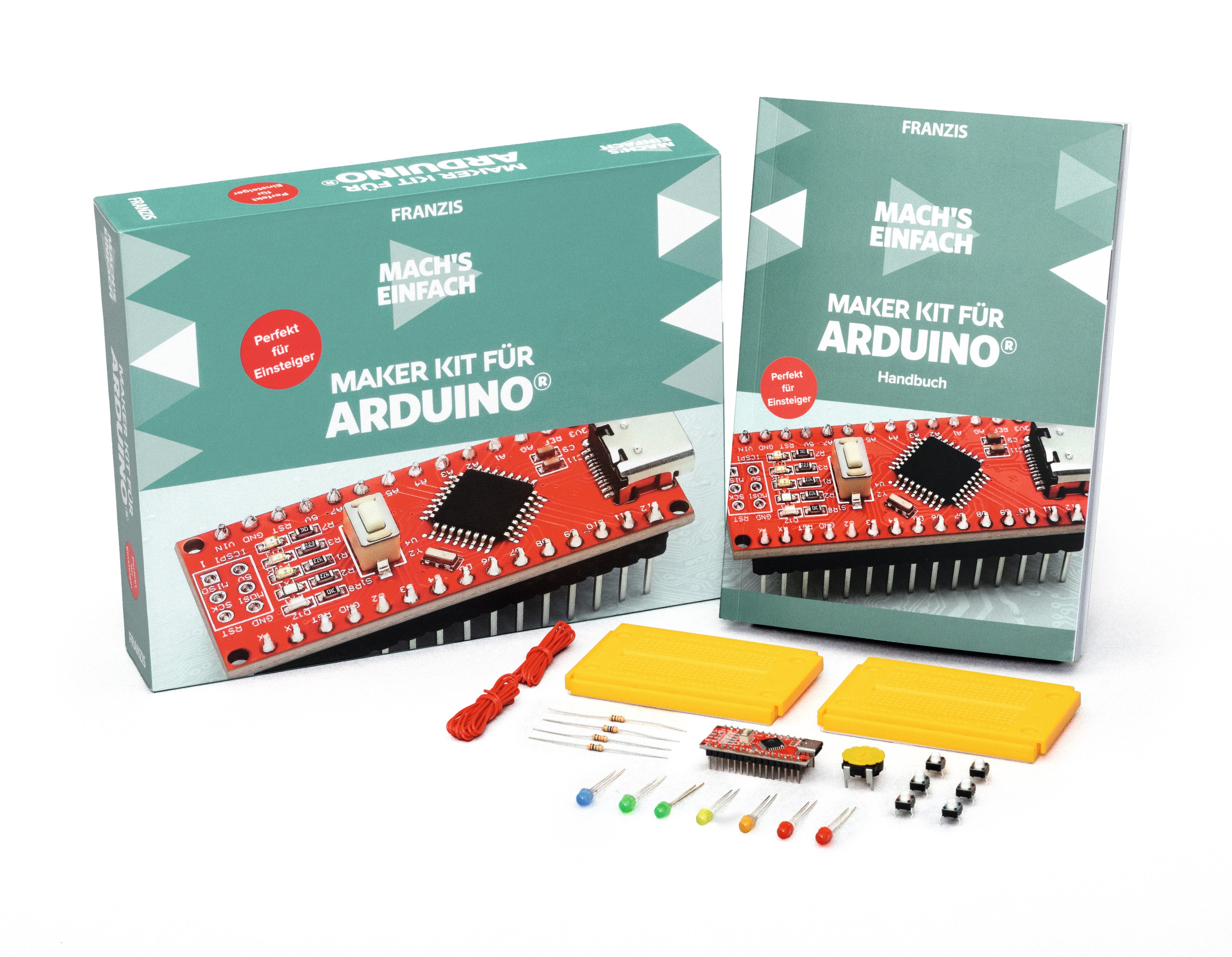 Franzis Modellbausatz Maker Kit für Arduino® - Mach's einfach
