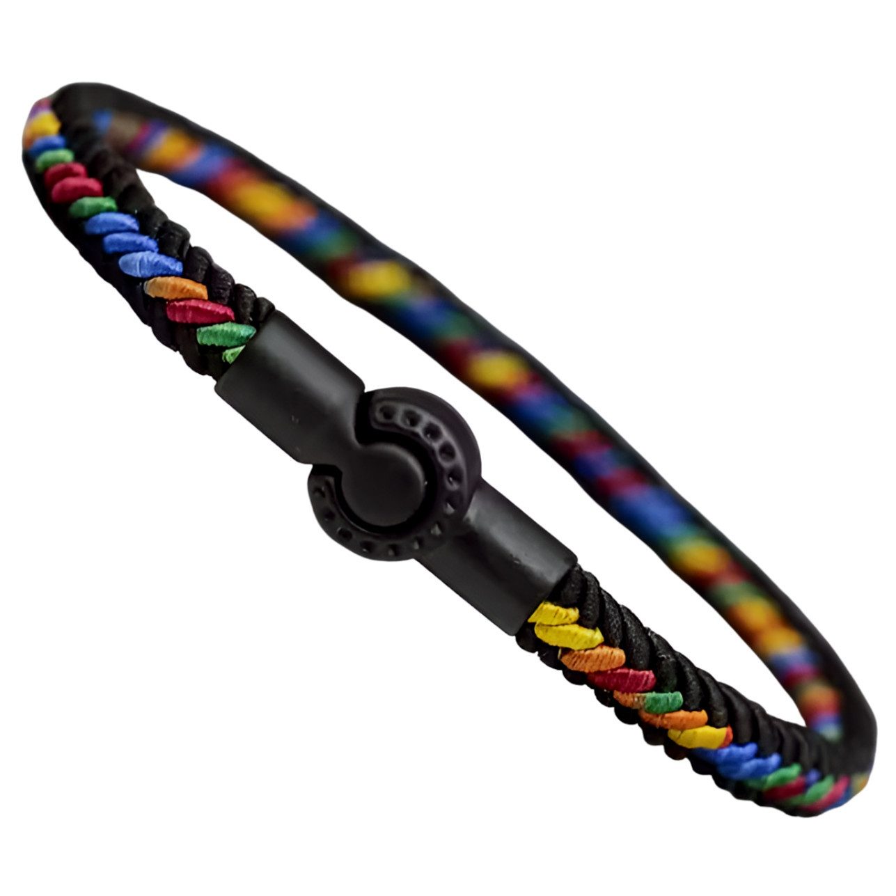 Armband mit Magnetverschluß in Rainbow Regenbogen Style LGBTQ Pride CSD