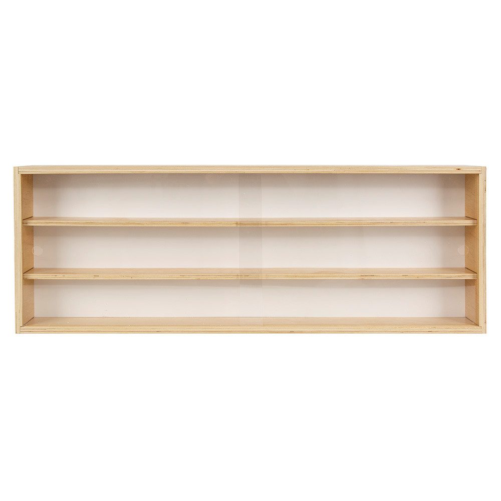 CHZIMADE Wandregal 3-geschossiges wandmontiertes Holzregal für Modellautos, 1-tlg., Modellaufbewahrungs- und Displayregal, Acrylmodell-Display