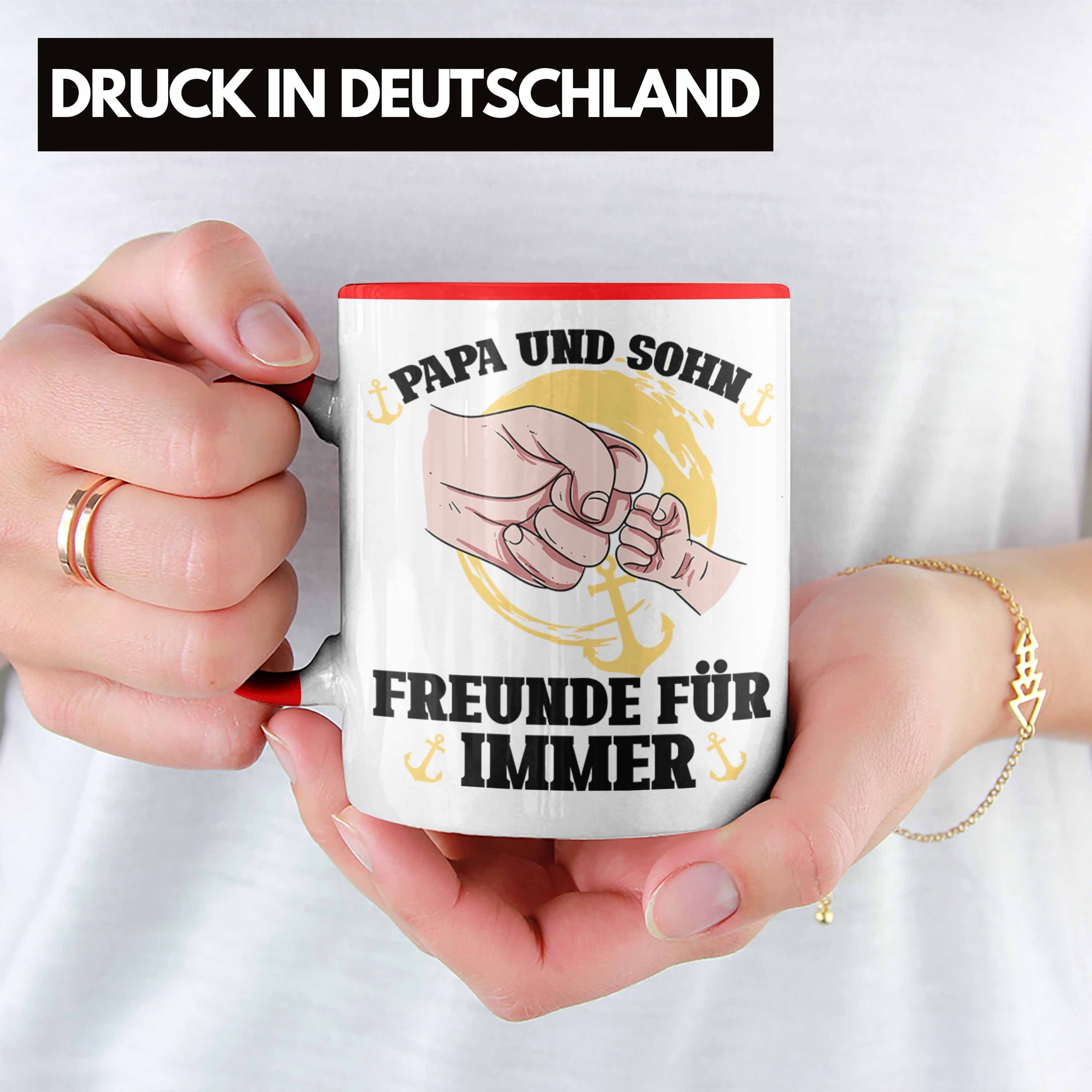 Vatertag Freunde Geschenkidee Immer Papa Tasse Rot Tasse Sohn Für Sohn von Trendation Und