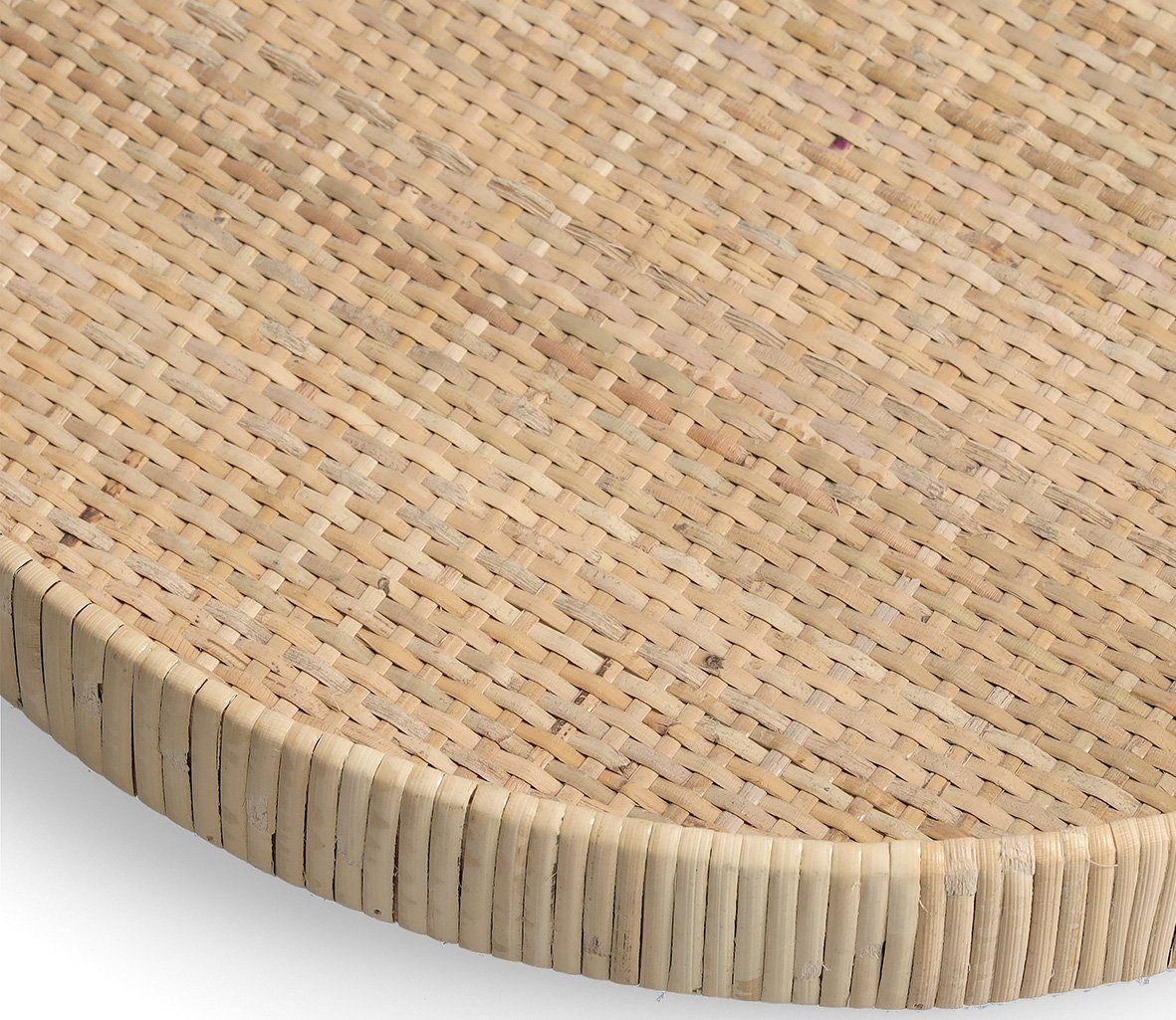 Zeller Present Tablett Nature, Rattan, (1-tlg)