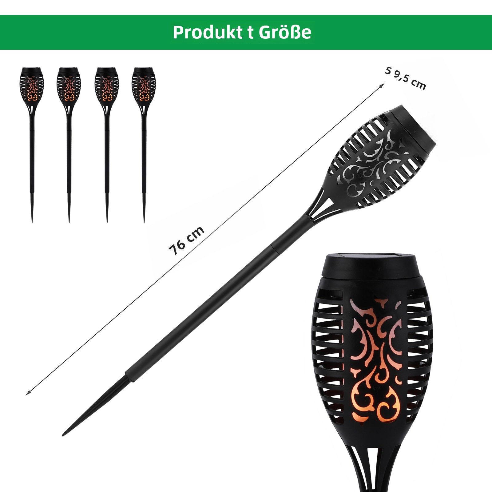 BlingBin LED Solarleuchte Solarlampen für Außen günstig online kaufen