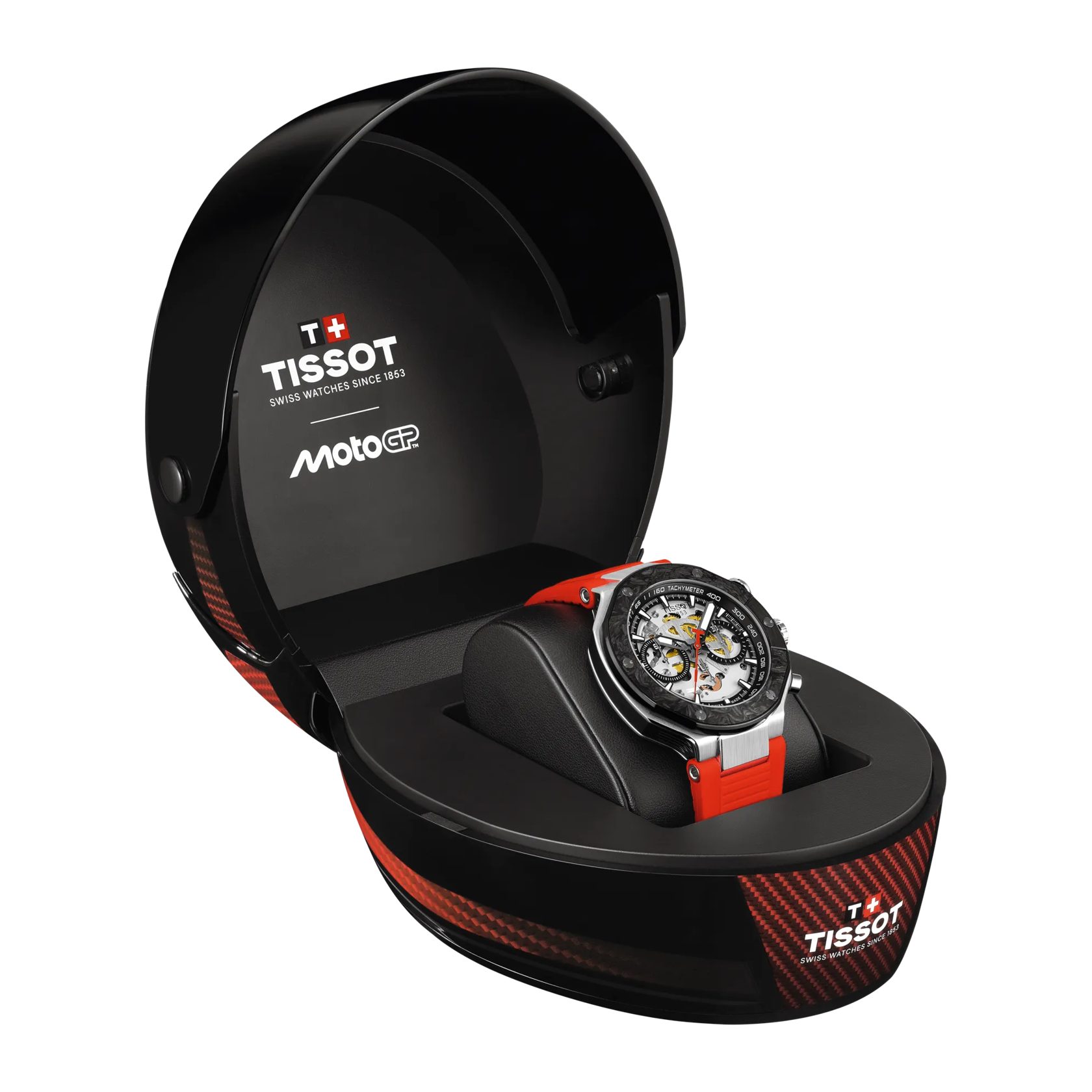 Tissot Schweizer Uhr Herrenuhr Automatik-Chronograph Tissot T-Race MotoGP 2026 45 mm, auf weltweit 2026 Exemplare limitiert