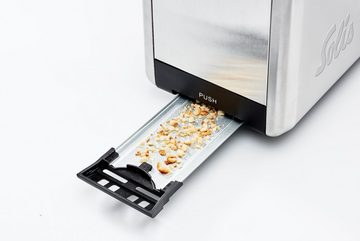 SOLIS OF SWITZERLAND Toaster Früstücksset, 2 kurze Schlitze, für 2 Scheiben, 925 W, Tee- Wasserkocher 1,7 L Volumen 2200 W 360° Sockel