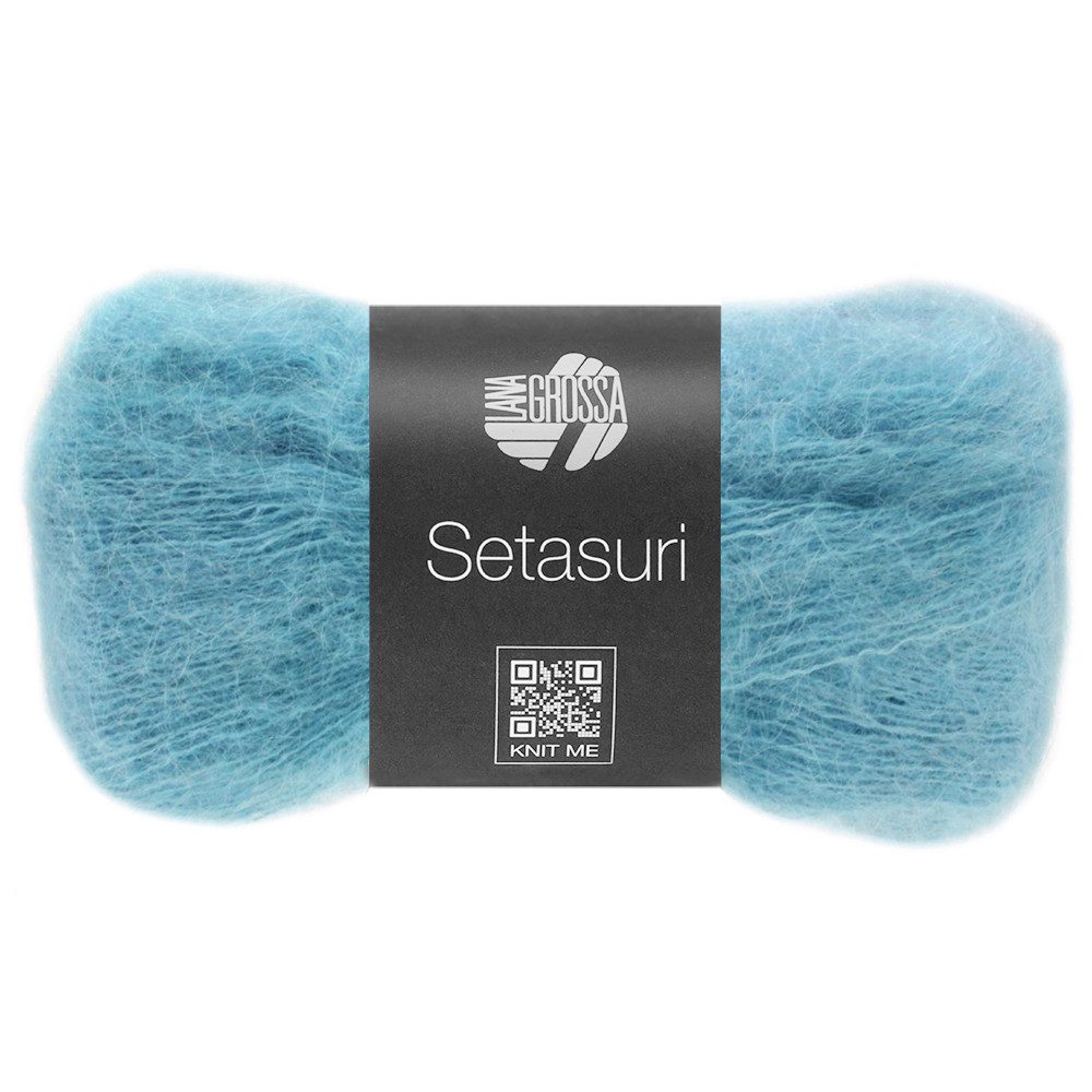 LANA GROSSA SETASURI Häkelwolle, 212 m (Feines Lace-Garn aus Alpaka (Suri) und Seide), 25 g