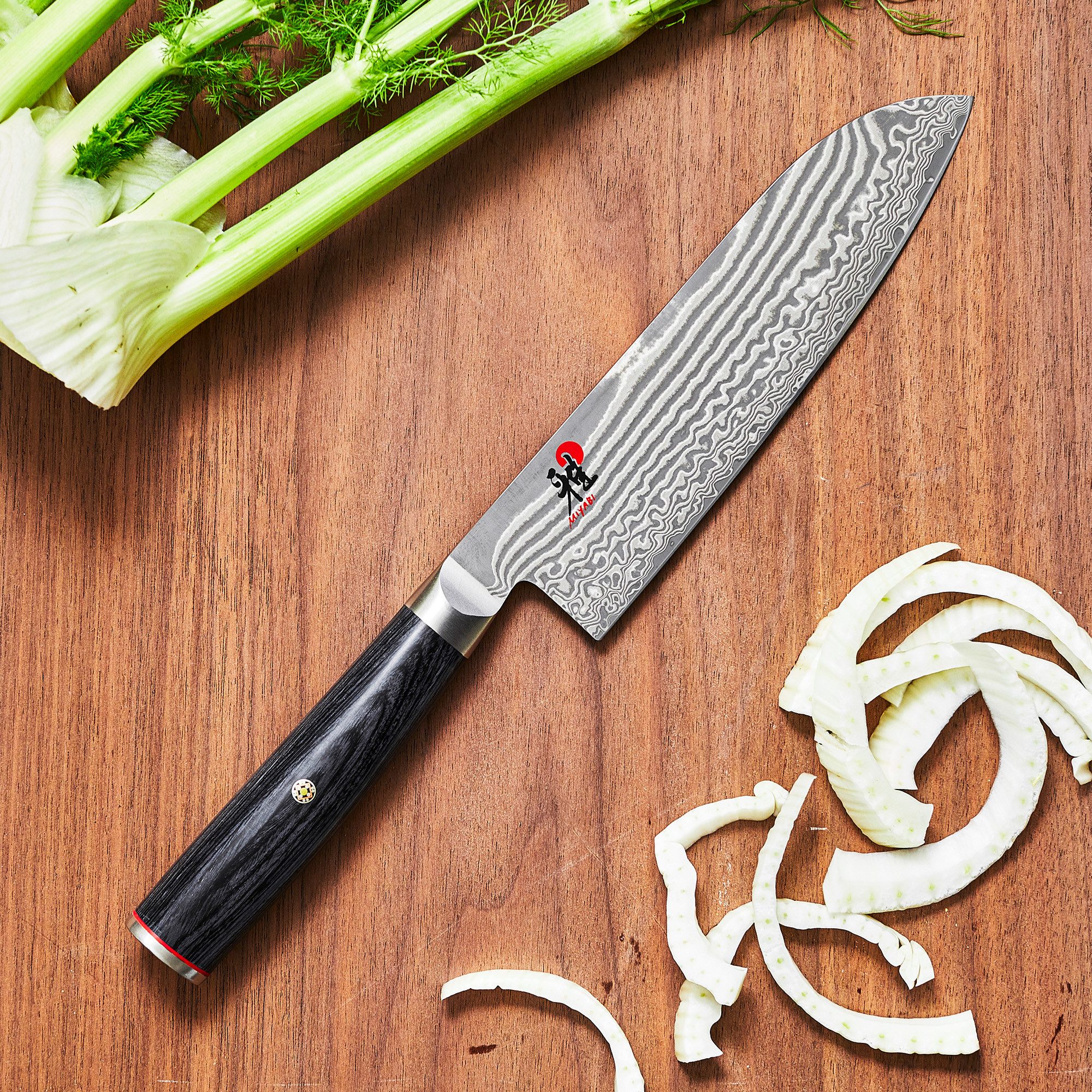 MIYABI Santokumesser Miyabi 5000FCD Santoku, Klingenlänge 18 cm, FRIODUR eisgehärtete Klinge