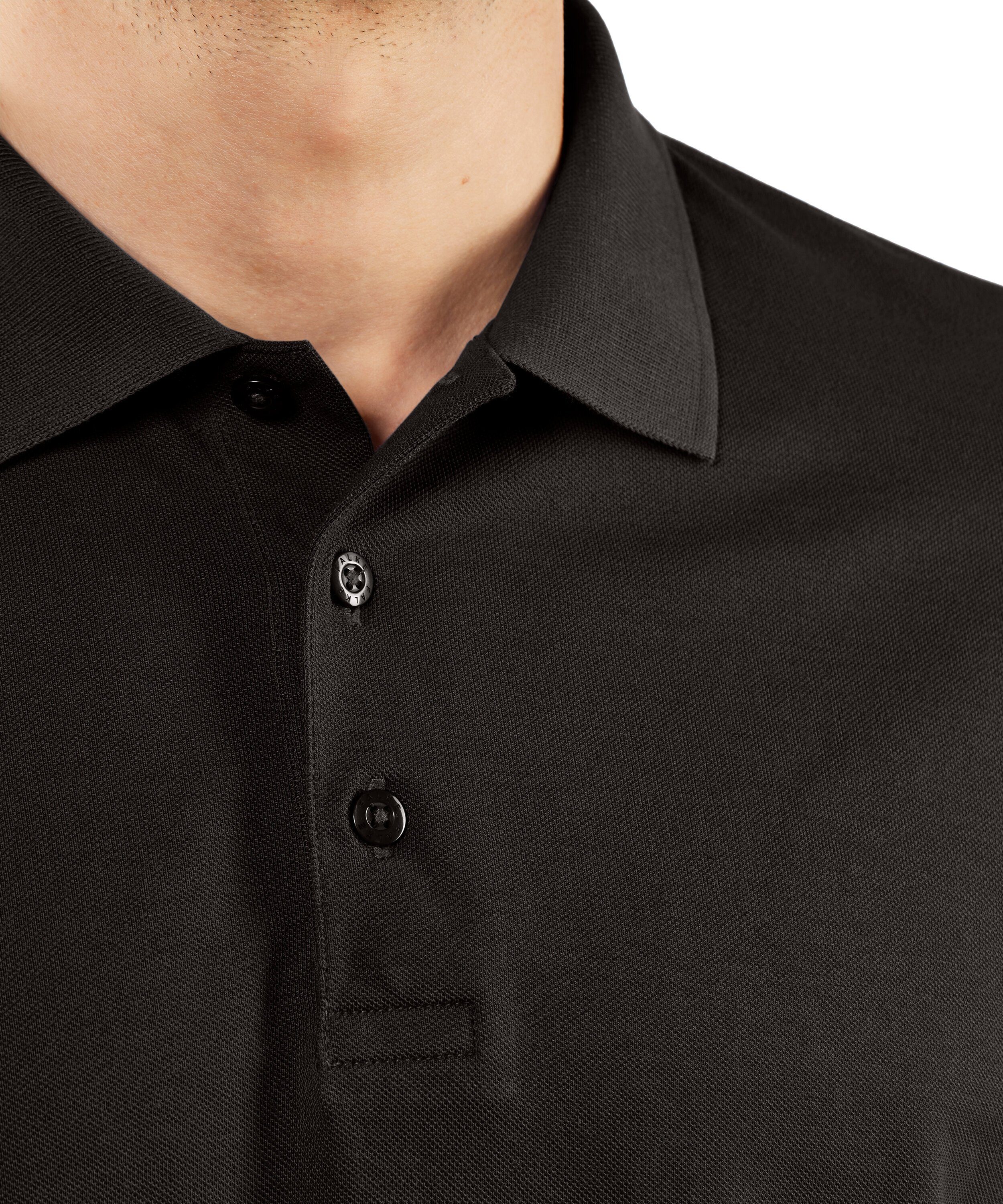 FALKE Poloshirt Polo Shirt aus hochwertiger Pima-Baumwolle (1-tlg., 1) aus hochwertiger Pima-Baumwolle