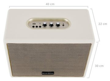 Bennett & Ross BB-880 Blackmore Giant Bluetooth-Speaker (80 W, Retro Lautsprecher in Lederoptik mit TWS-Funktion)