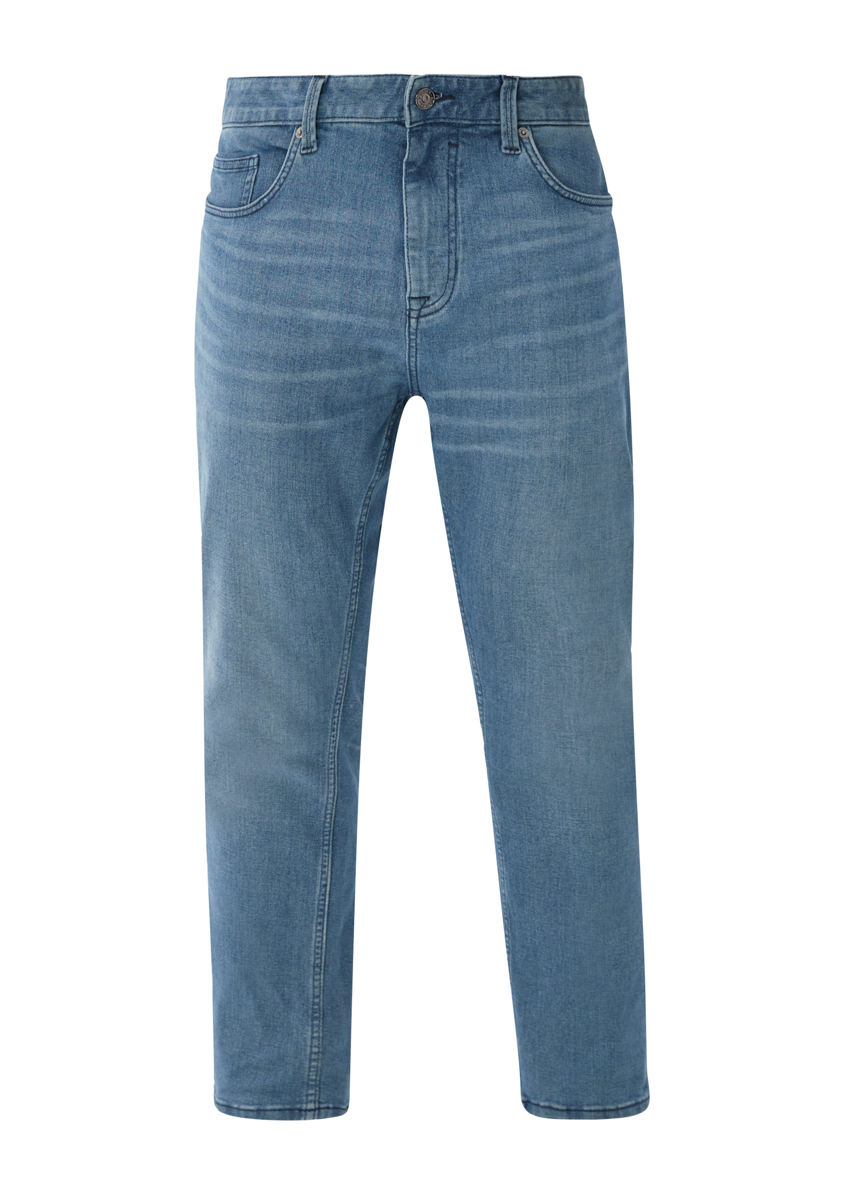 Destroyes Casby Leg Straight Relaxed Mid hellblau / / Rise s.Oliver Fit Jeans Stoffhose /