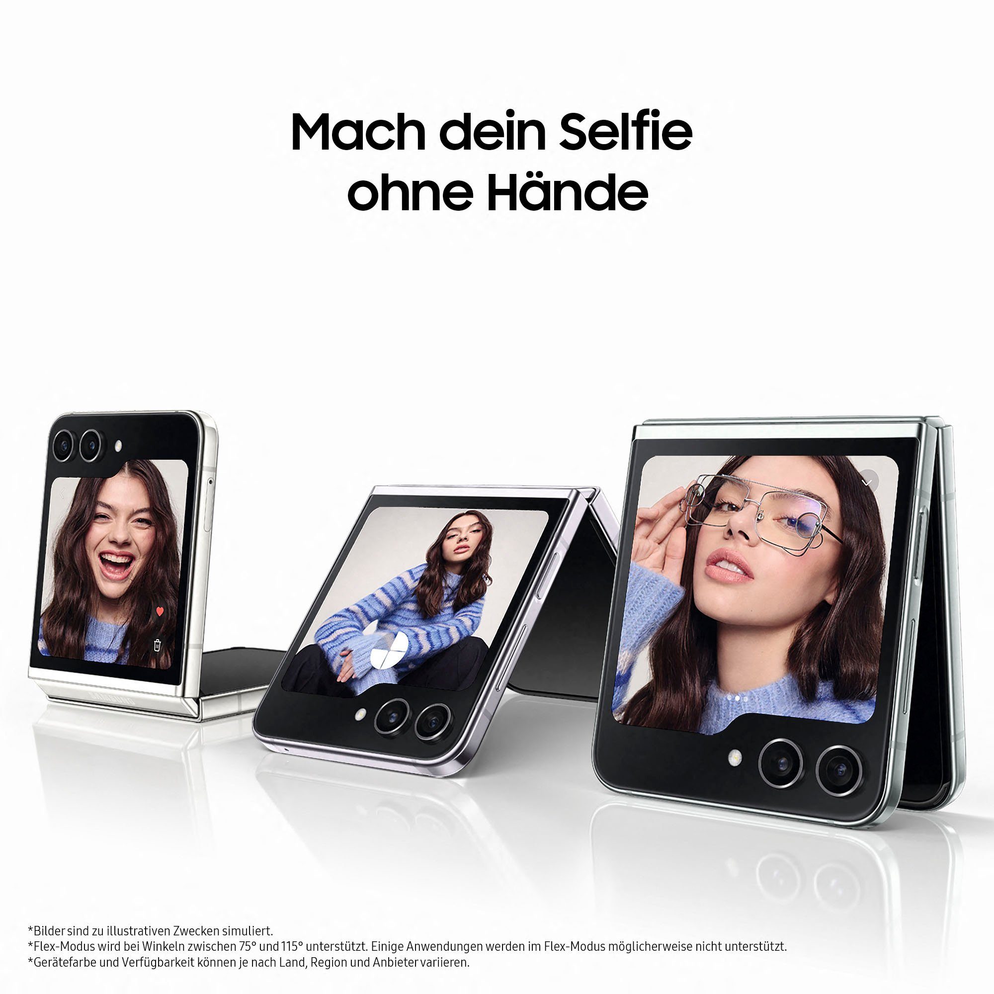 Smartphone MP Z Speicherplatz, 12 Lavender Zoll, 5 Galaxy GB Flip Kamera) Samsung 256 cm/6,7 (17,03