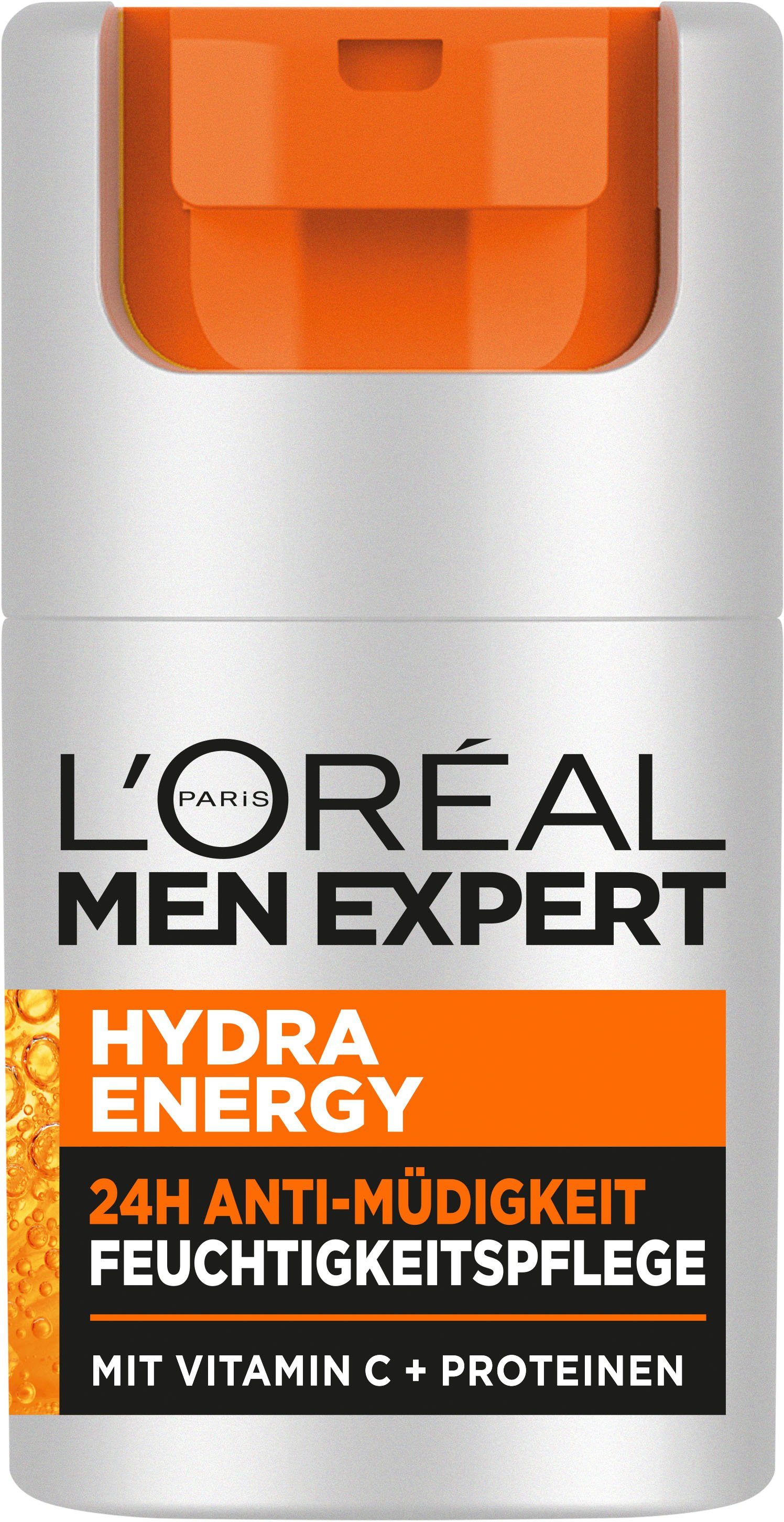 L'ORÉAL PARIS MEN EXPERT Gesichtsgel Hydra Energy 24H Anti-Müdigkeit, mit hoher Wirksamkeit