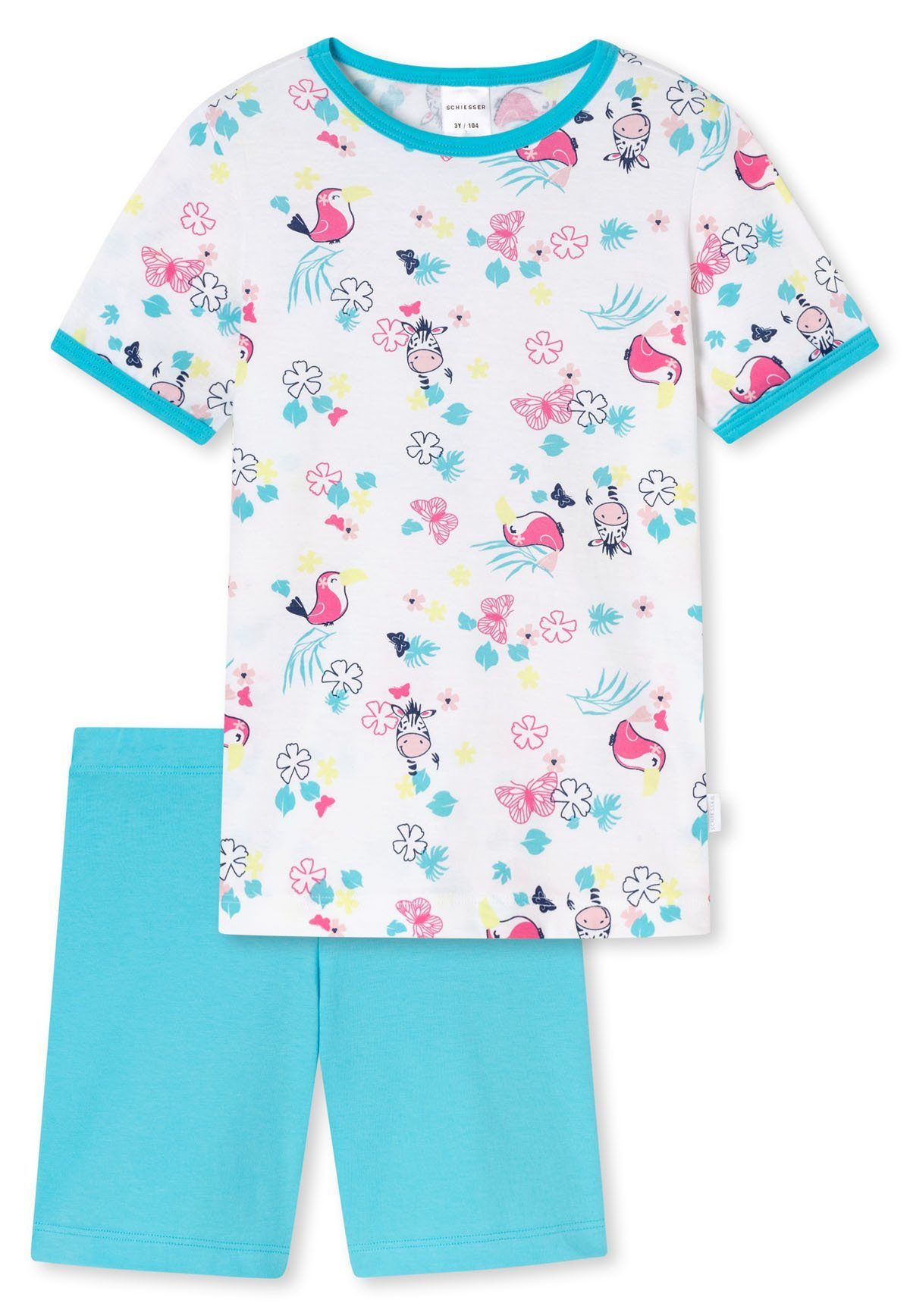 Schiesser Pyjama »Mädchen Schlafanzug Set - kurz, Shorty, Kinder«