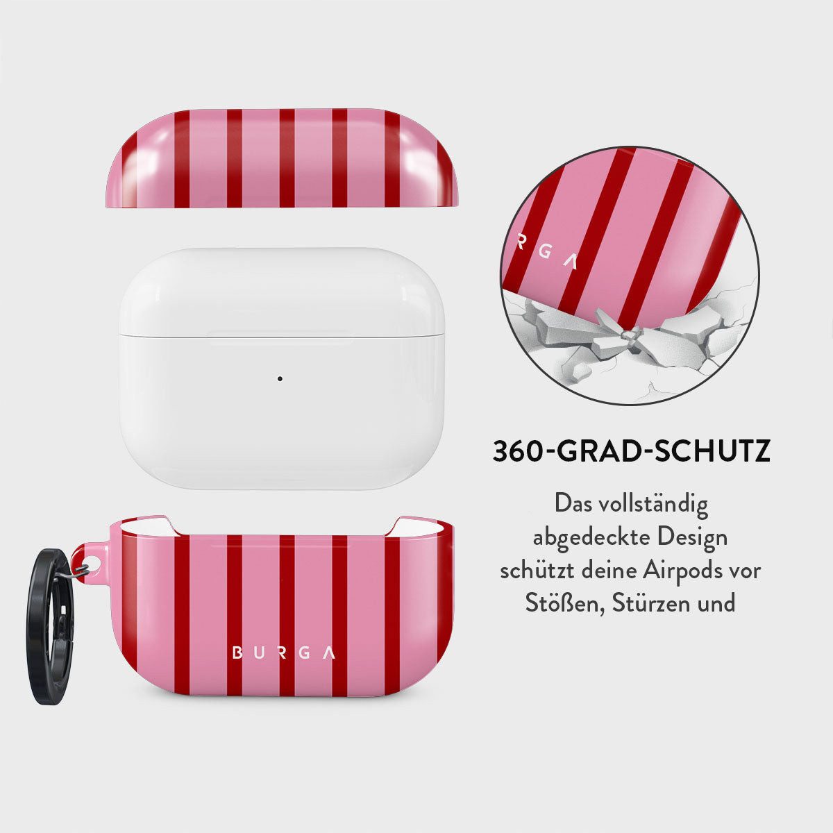 BURGA Kopfhörer-Schutzhülle Burga Hardcase Hülle Apple AirPods Pro 2 - Favorite Bikini