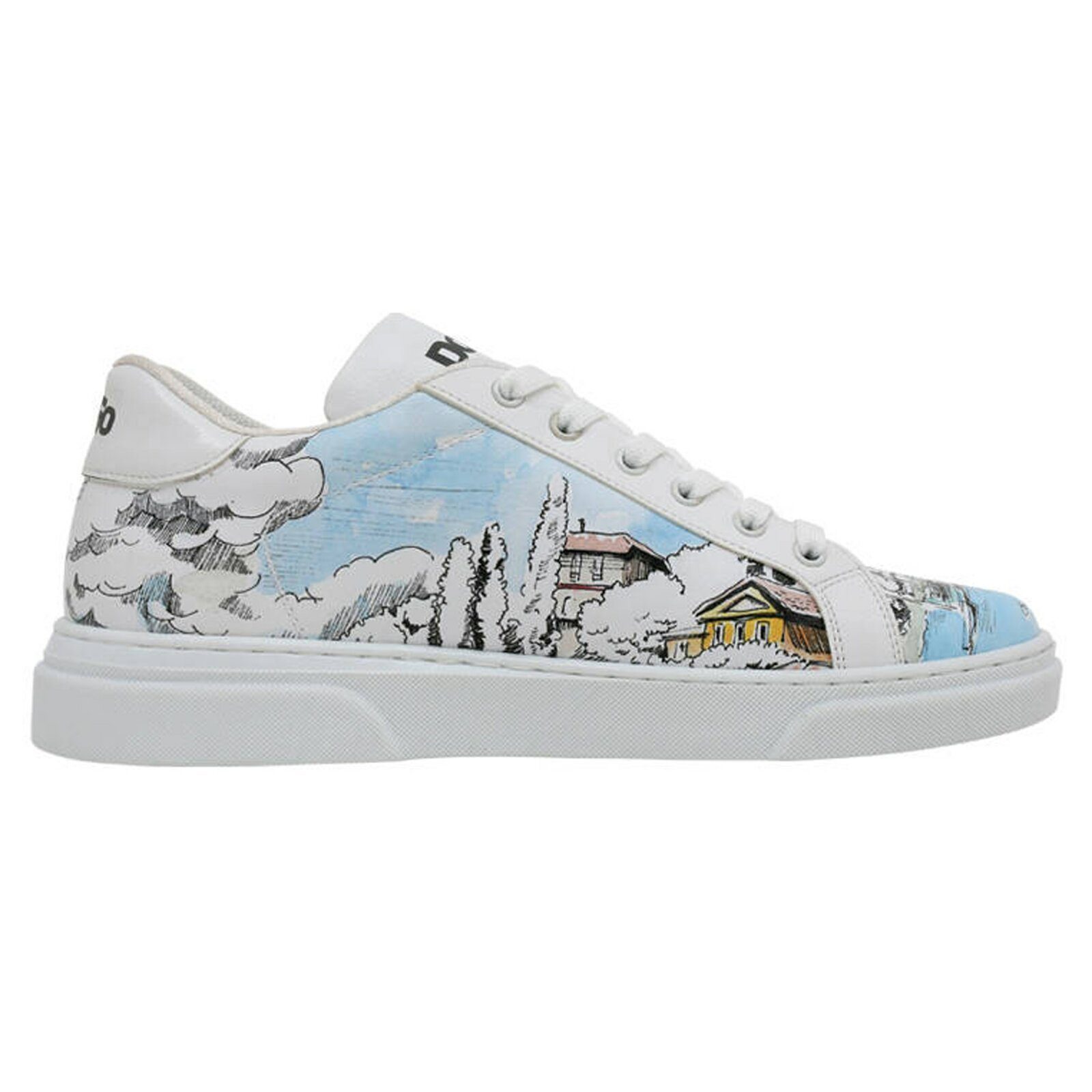 DOGO Ace Low-Top Sneaker Lago Di Como Damen Sneaker Sneaker Handgefertigt