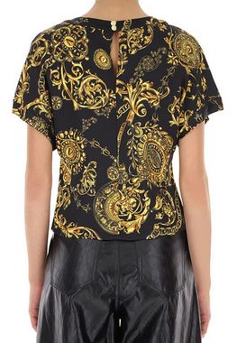 Versace T-Shirt VERSACE JEANS COUTURE PATTERNED Barock Top Bluse Shirt T-shirt Iconic