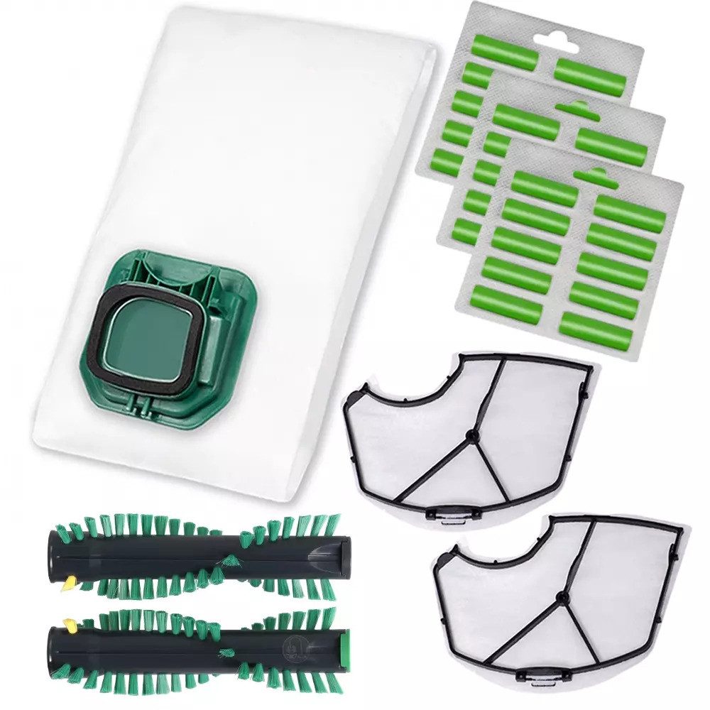 PRIMEBAG Staubsaugerbeutel Ersatzbürsten Filter passend für Vorwerk VK140 150 EB 360 370