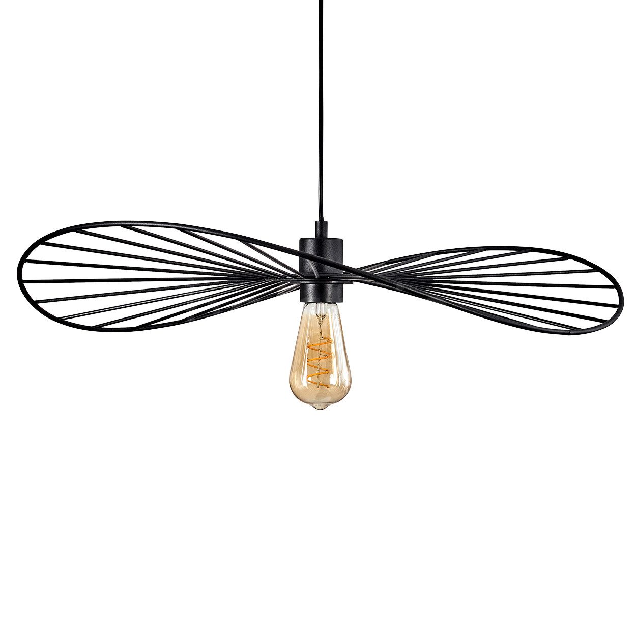 hofstein Hängeleuchte moderne Hängelampe aus Metall in Schwarz, ohne Leucht günstig online kaufen