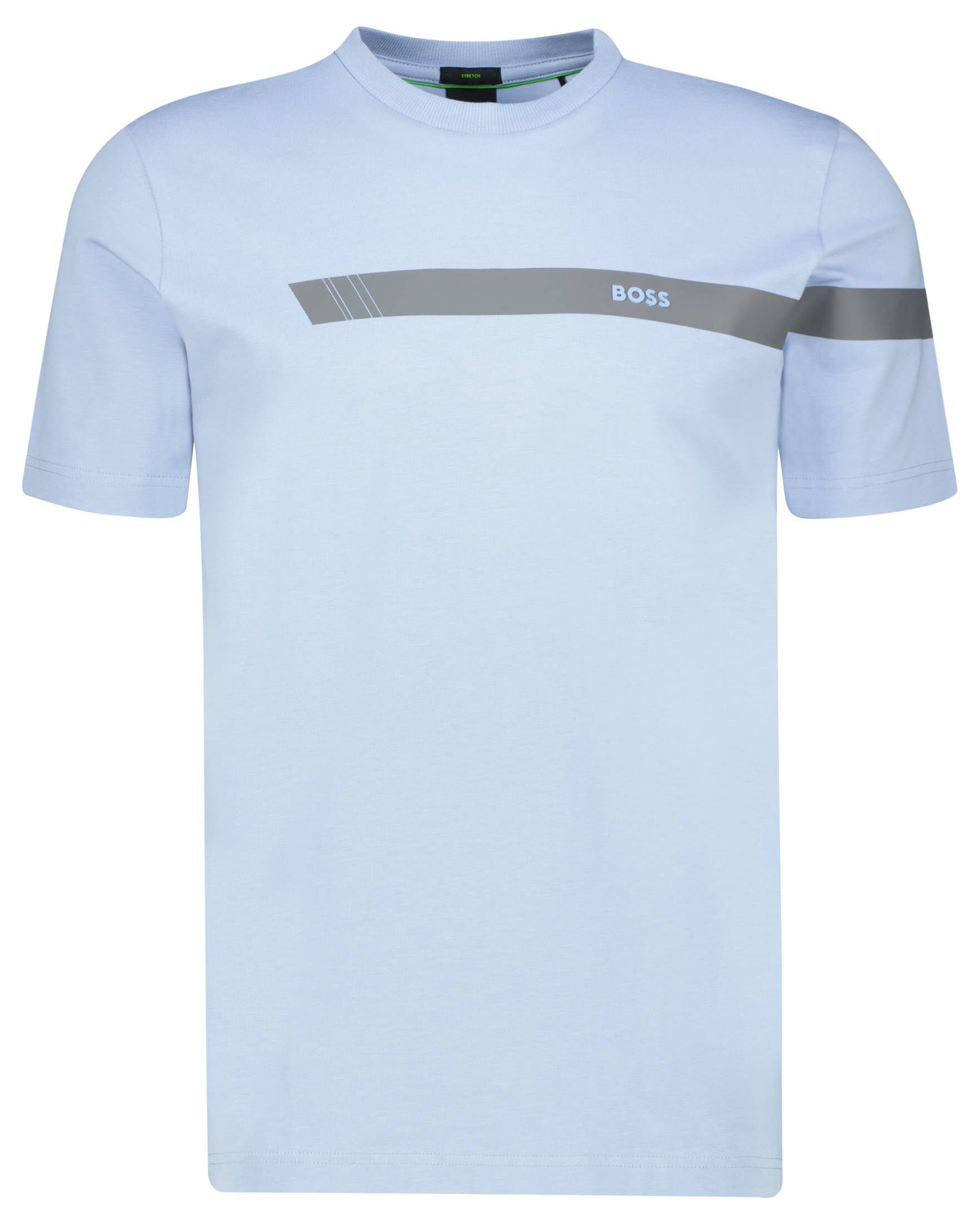 BOSS T-Shirt Herren T-Shirt TEE 2 Regular Fit (1-tlg) blau (51)