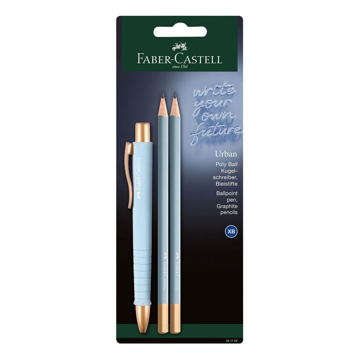 Faber-Castell Kugelschreiber Poly Ball Urban, Schreibset, dokumentenecht