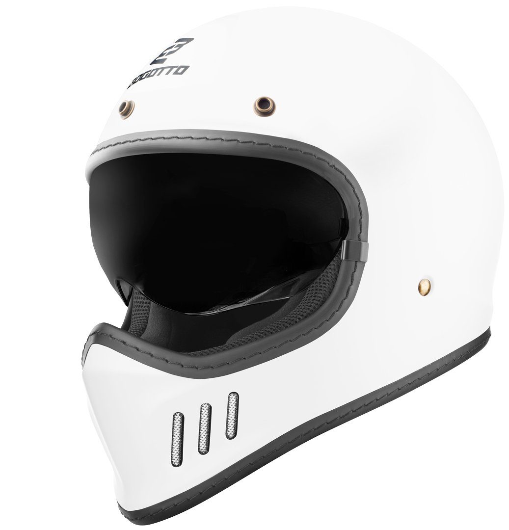 Bogotto Motocrosshelm FF980 Helm, integriertes Sonnenvisier