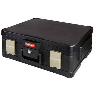 Honeywell Geldkassette Feuerfeste Dokumentenbox, XL 50,7 x 43,6 x 18,7 cm, Schwarz