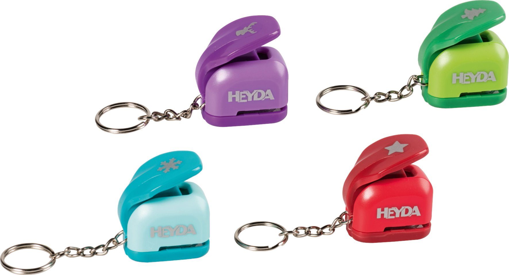 Heyda Klemmen Heyda 203687681 Display Motivstanzer Mini "Weihnachten" Motivgröße: