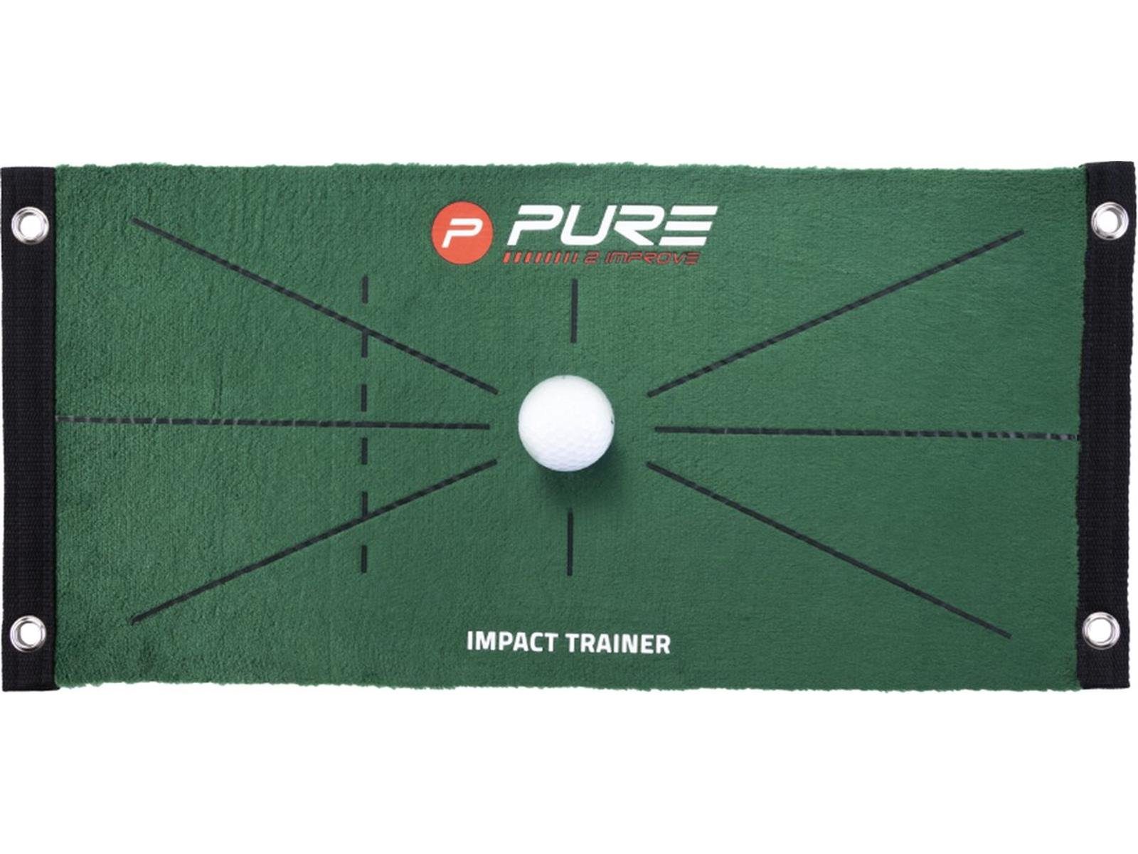 Pure 2 Improve Golfnetz Original Pure 2Improve Golf Puttingmatte, 52cmx23cm, Klein,Kompakt,für Zuhause & Unterwegs
