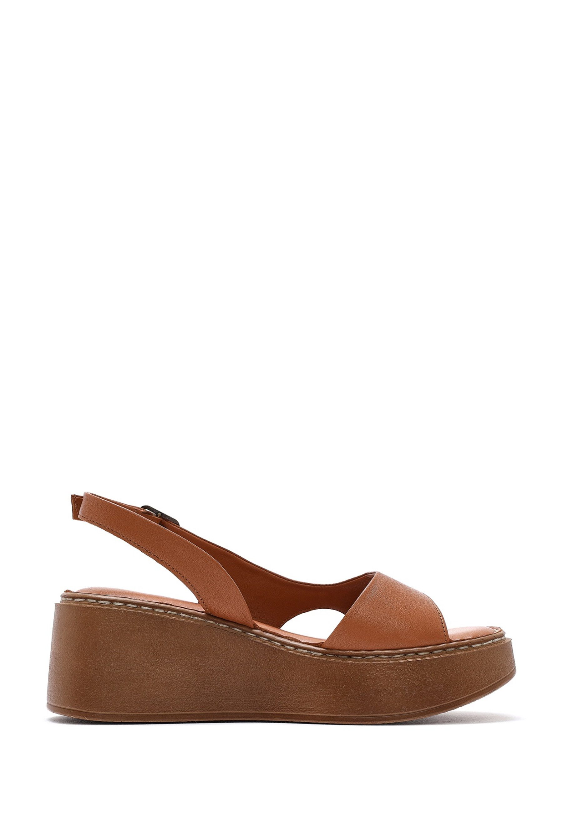 Derimod Leder-Plateausandalen Sandale günstig online kaufen