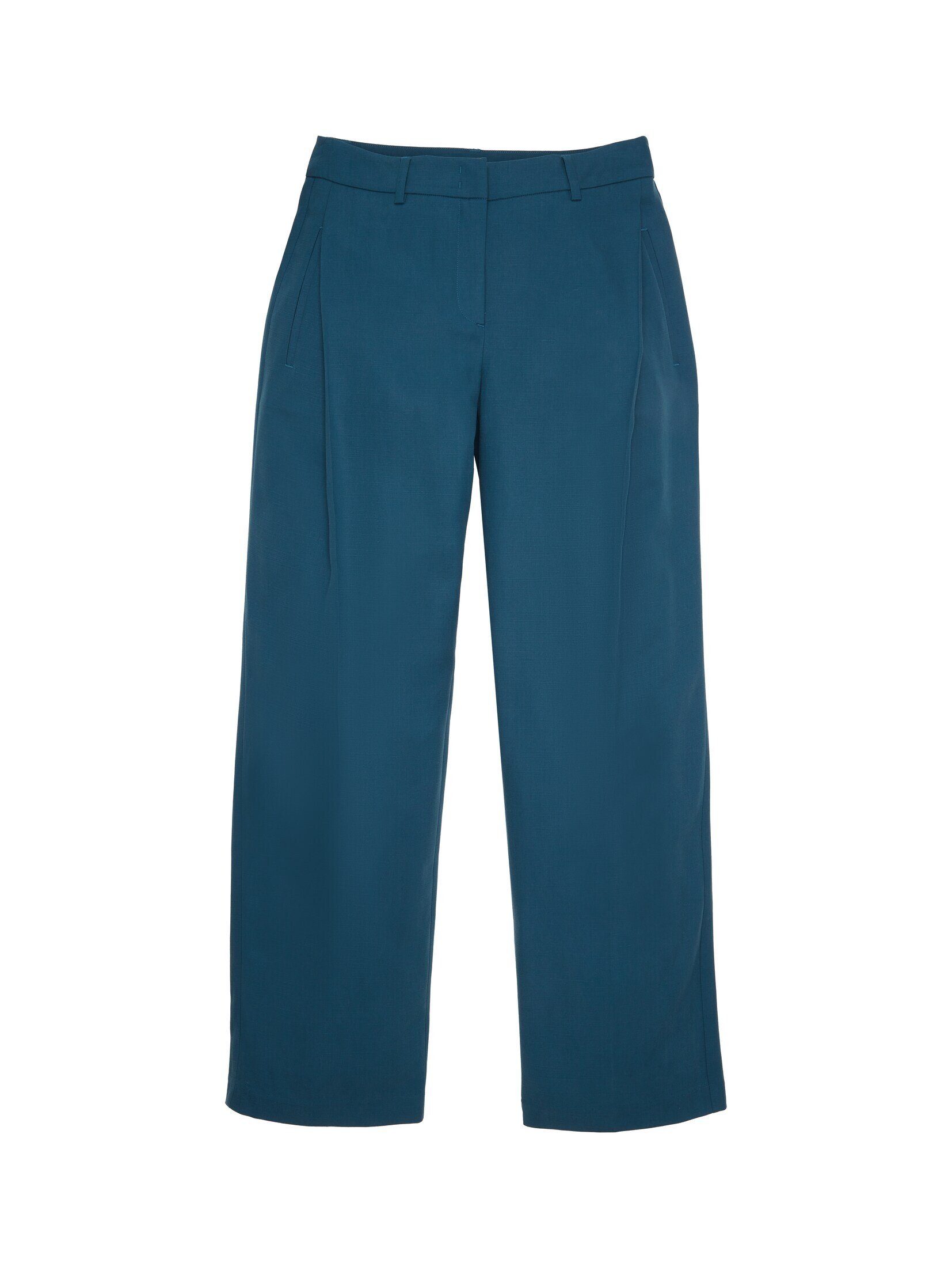 mit Straight Hose TENCEL(TM) Culotte Lyocell green deep TAILOR TOM Mia pond