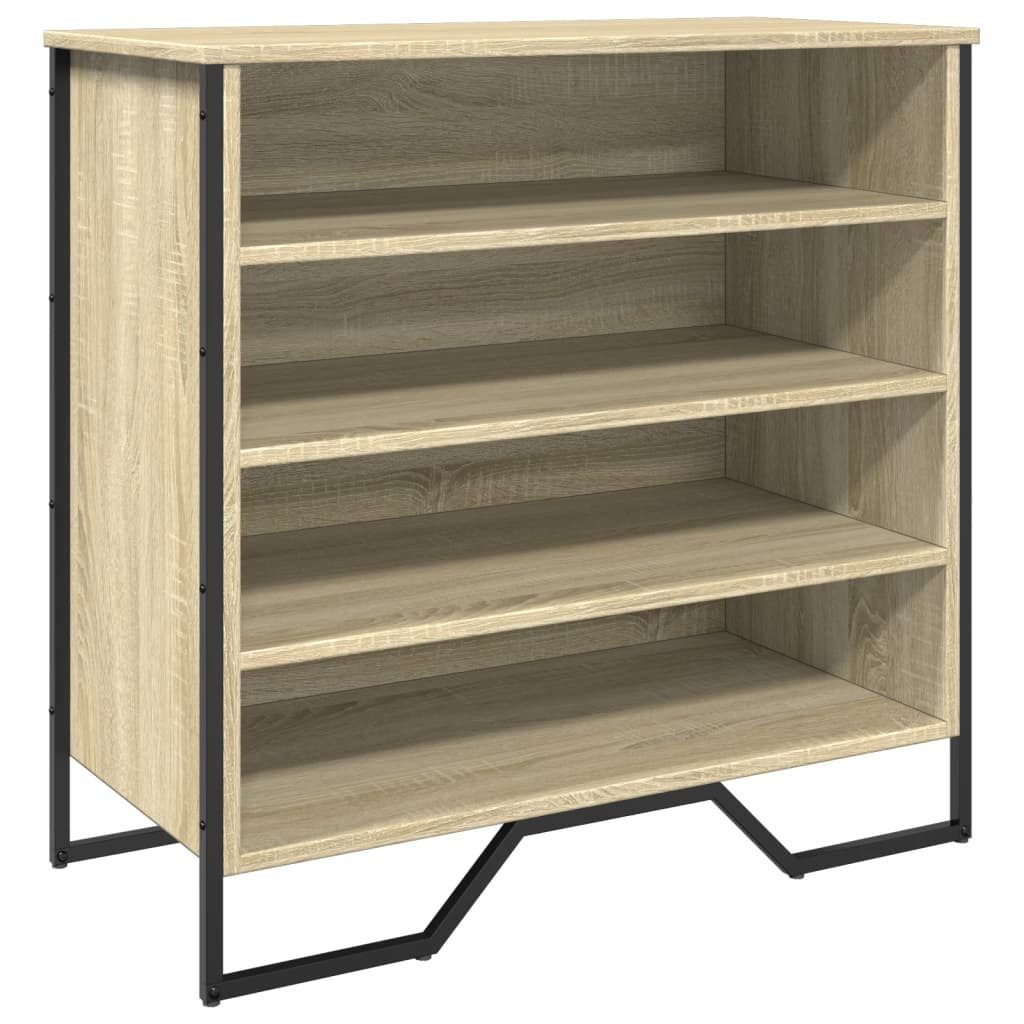 vidaXL Schuhschrank NA Schuhregal Schuhablage Schuhschrank Sonoma Eiche 80x38x78 cm Spanpl