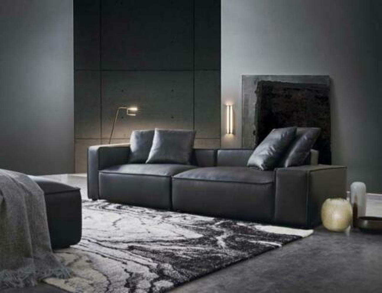 JVmoebel 3-Sitzer Kunstleder Dreisitzer Couch Polster Design Sofa Moderne 3er, Made in Europe