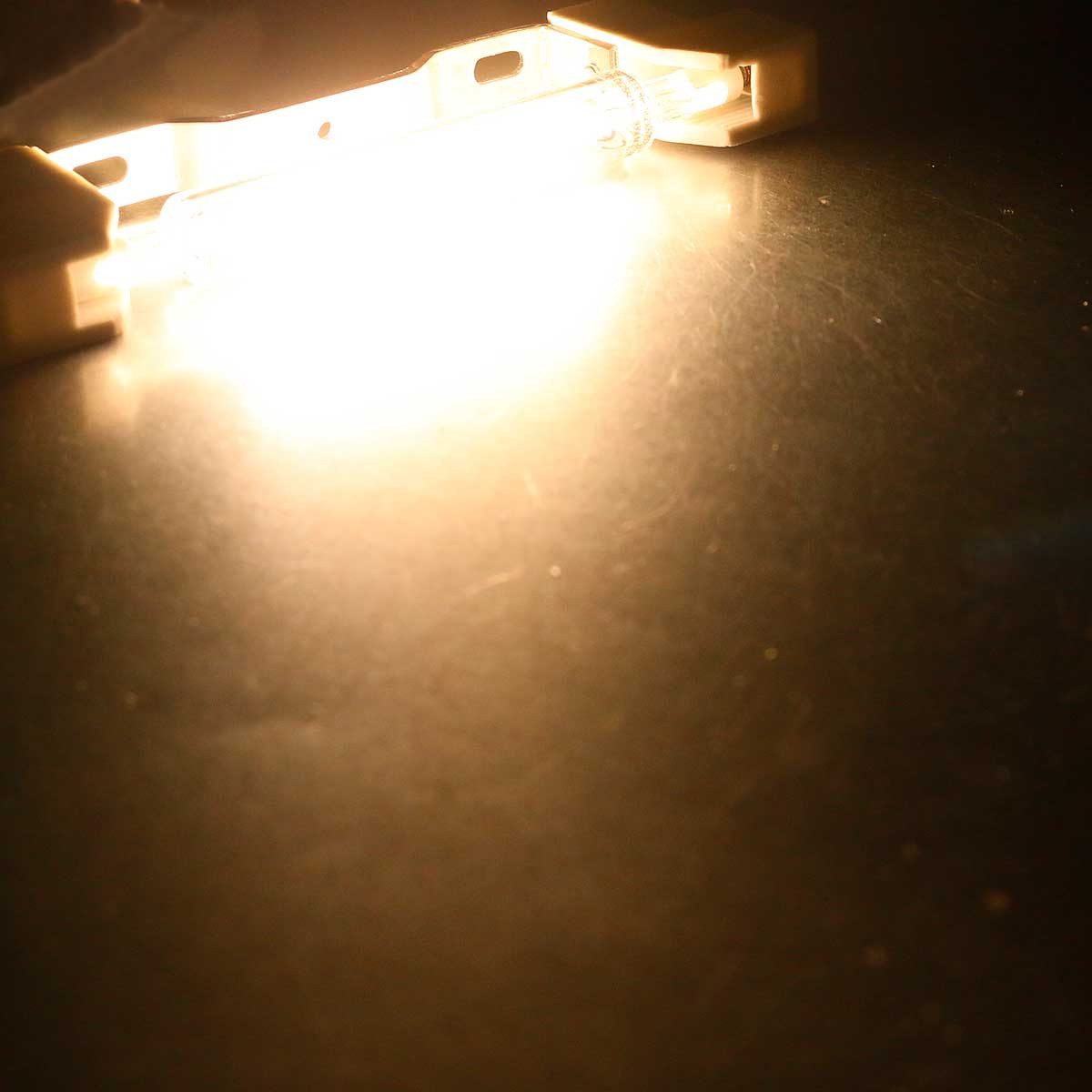 ChiliTec LED-Leuchtmittel R7s Leuchtstab "RS118 COB8" 118mm warmweiß 930lm, warmweiß
