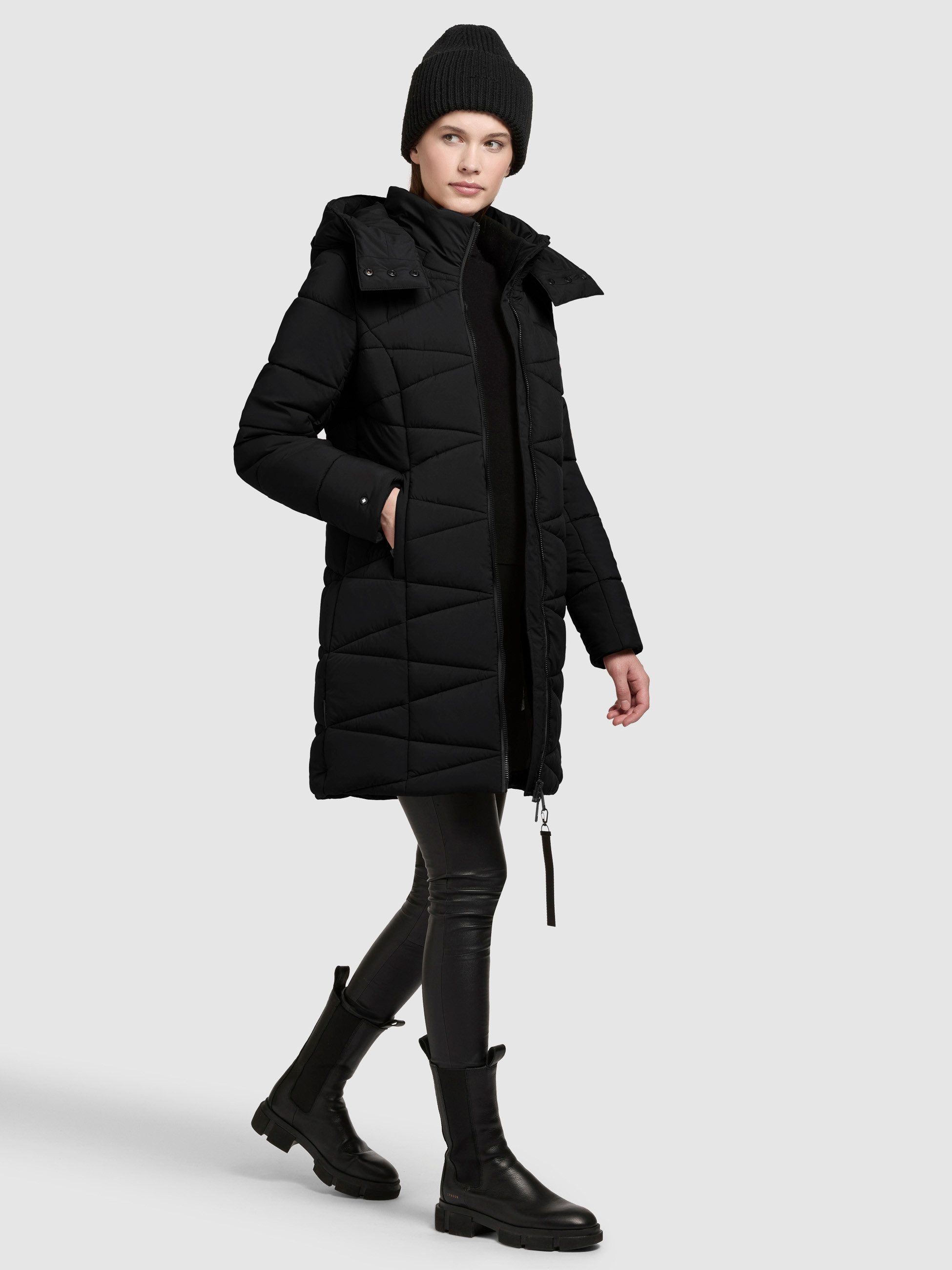 khujo Winterjacke Khujo Fitt 3 Jacket (1-St) abnehmbar Kapuze