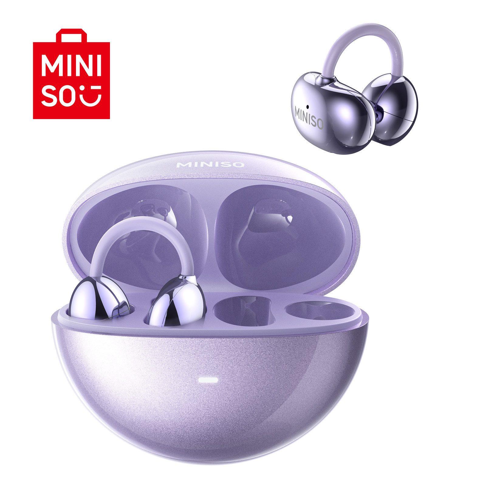 MINISO MINISO MS192 Clip-On-Bluetooth-Headset unterstützt 134 Sprachen Bluetooth-Kopfhörer