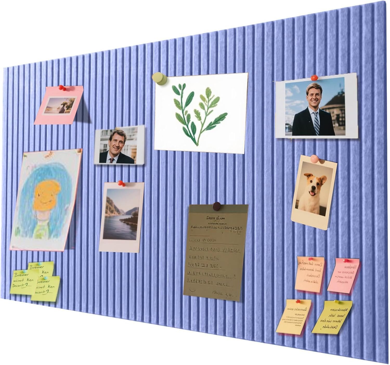 Agger Pinnwand Groß Selbstklebend – Dekorative Pinnwand aus Filz