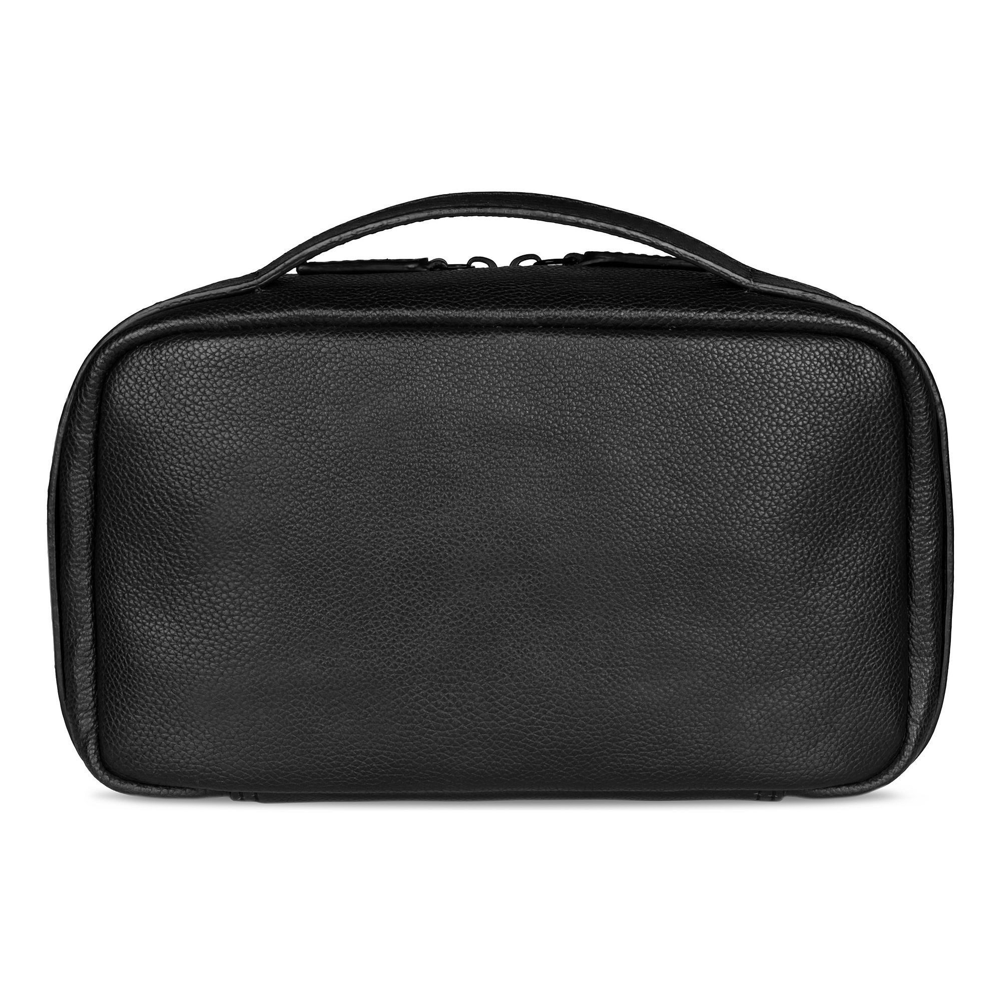 bugatti Kulturbeutel Black, Leder