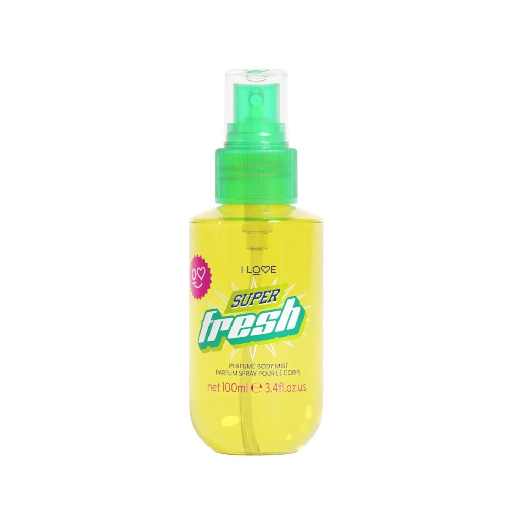 I Love... Körperspray I Love, Super Fresh, Duftspray, für Damen, 100 ml
