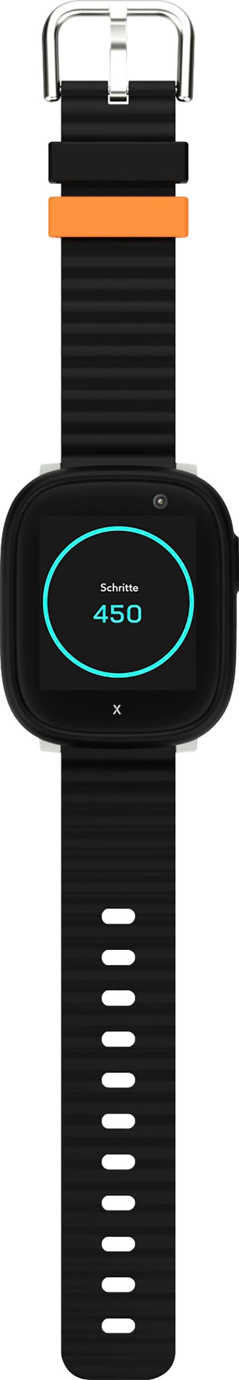 Kinder- (3,86 X6Play Android Zoll, Xplora Smartwatch cm/1,52 schwarz/schwarz Wear)