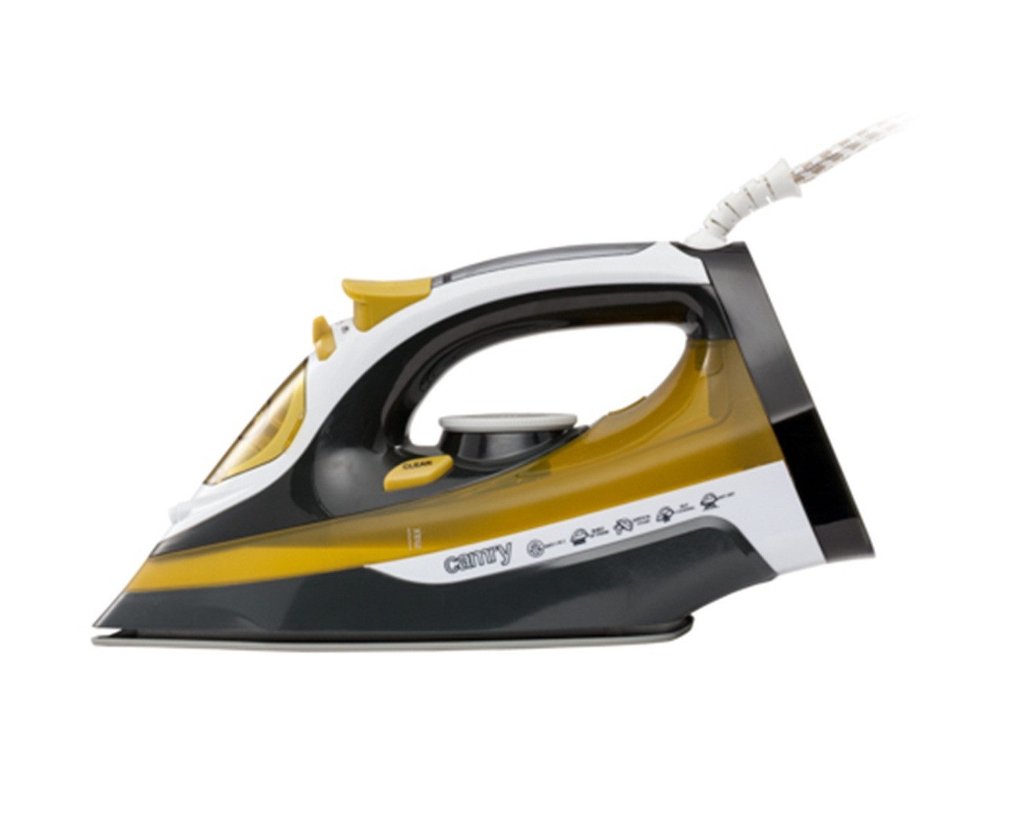 Camry Dampfbügeleisen CR 5029 Dampfbügeleisen 3000 W mit Anti-Tropf & Anti-Kalk-Funktion, 3000 W, Keramiksohle, Vertikaldampf, Anti-Tropf, Anti-Kalk