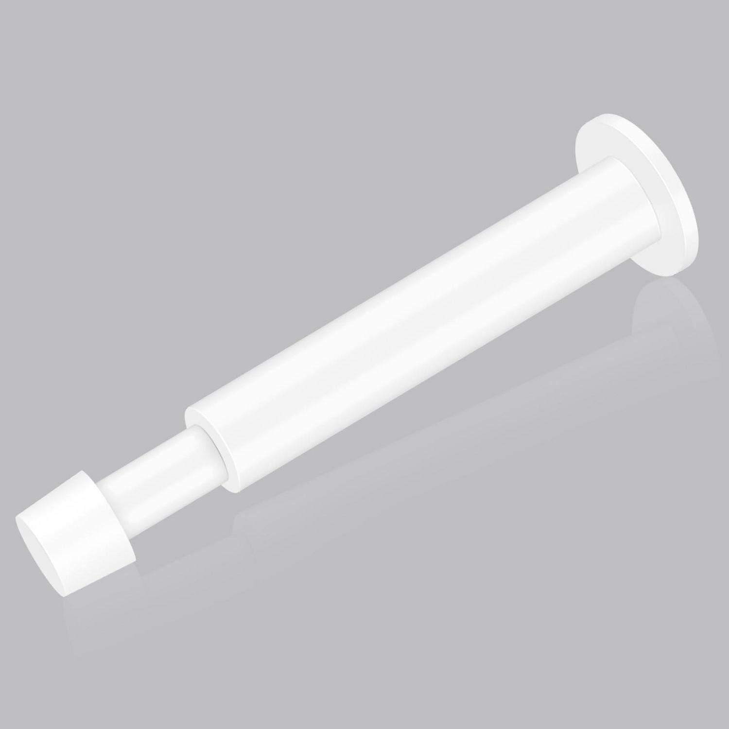 LuxusKollektion Wandtürstopper Türstopper Wand Metall Weiß Lang