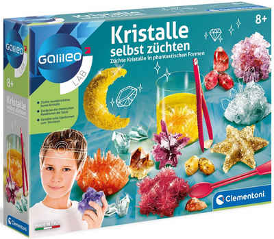 Clementoni® Experimentierkasten Galileo, Kristalle selbst züchten neu, Made in Europe