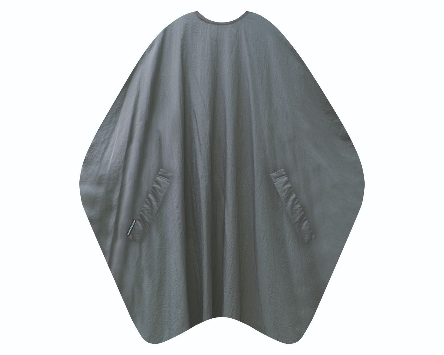 Trend-Design Case zum Umhängen Trend-Design Schneideumhang Classic button grau 135x150cm