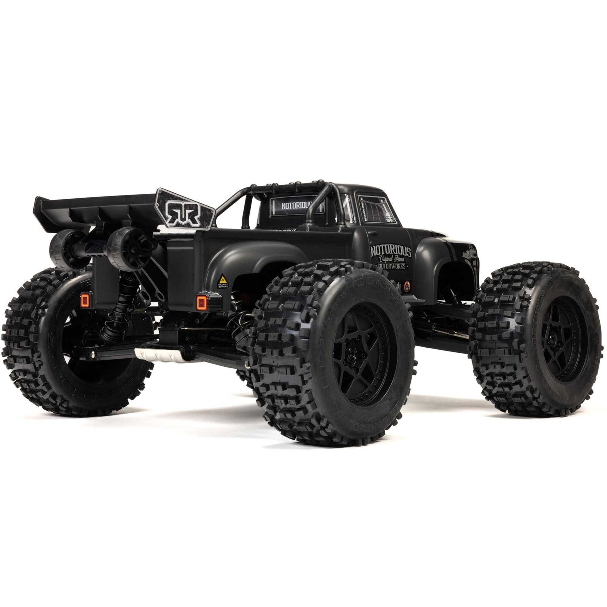 Arrma RC-Buggy Arrma 1:8 Maßstab Notorious 6S V6 4x4 BLX Brushless Stunt Truck RTR