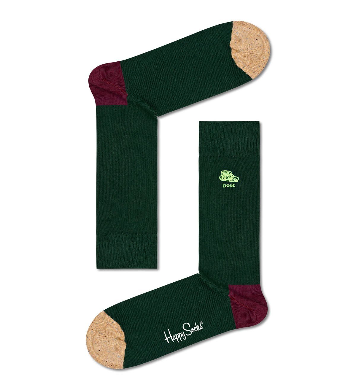 Pack, Happy Socken, Unisex Geschenkbox Kurzsocken Day 7er Socks 7