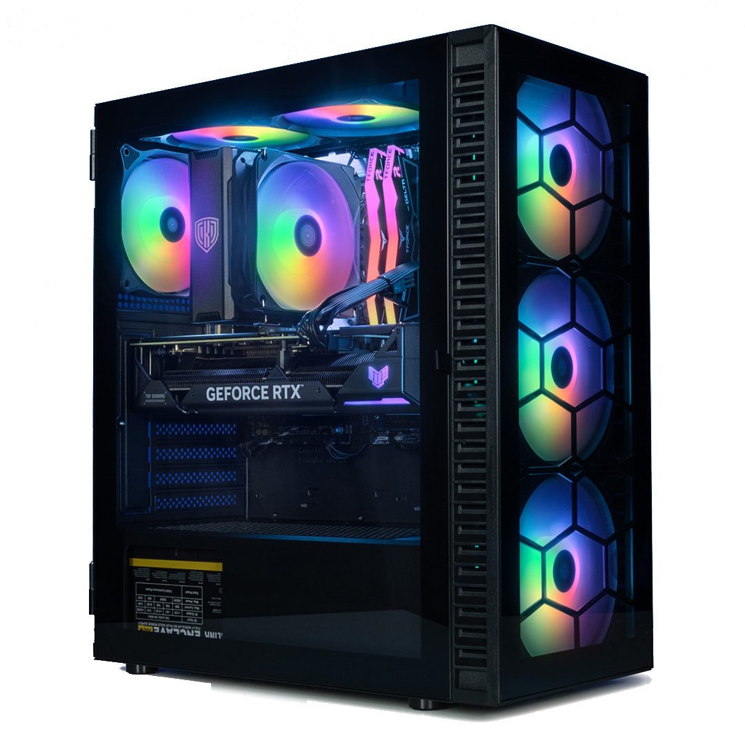 Meinpc Intel Core i9 mit GeForce RTX 5060 Gaming-PC (Intel Core i9 12900K, RTX 5060, 32 GB RAM, 1000 GB SSD, RGB Tower, Gamer, Gaming, RGB)