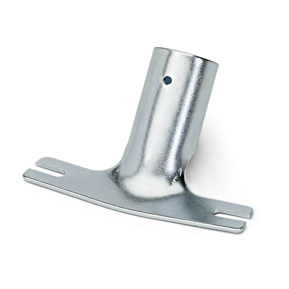 Nölle Staubbesen Metallstielhalter geschlitzt Ø 28mm, 1 Stück, Metallfarben (Reinigungsset, Mopphalter, Schraubverbindung, Kunststoffclip), Stielhalter Halterung Klemme Befestigung Aufnahme Werkzeughalter