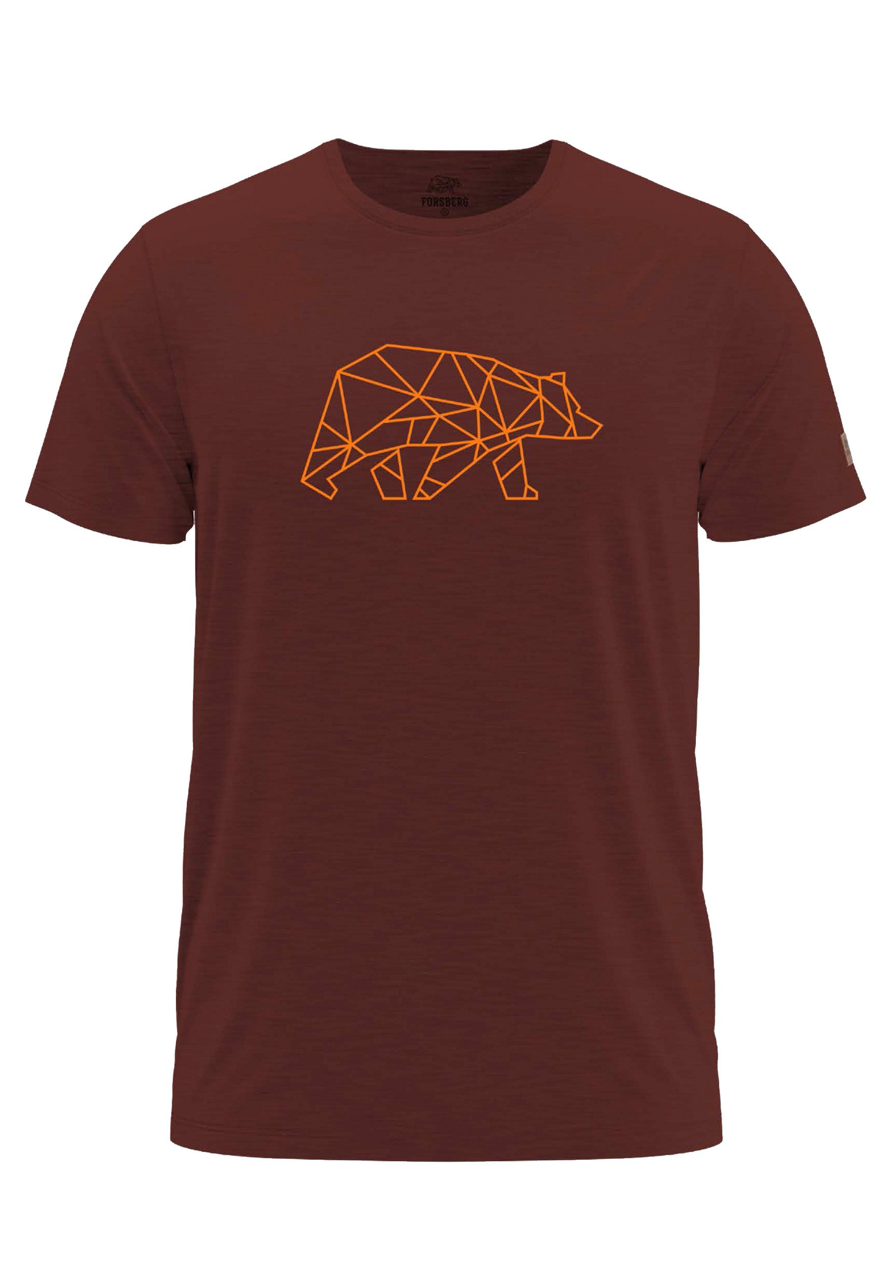 FORSBERG T-Shirt Finnson T-Shirt mit Brustlogo günstig online kaufen